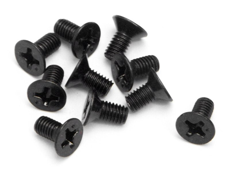 HPIZ 525 Flat Head Screw M3x6mm: 3-Spd S