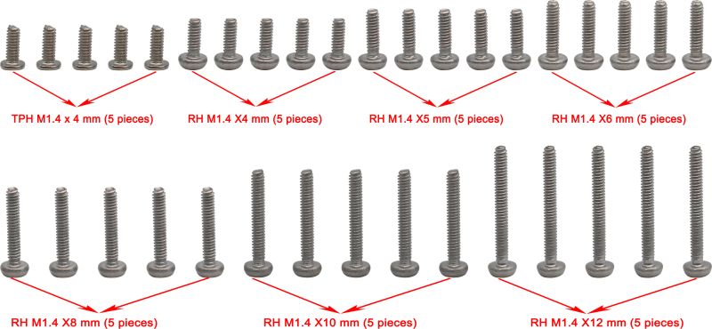 Hot Racing Axial SCX24 M1.4 Scr