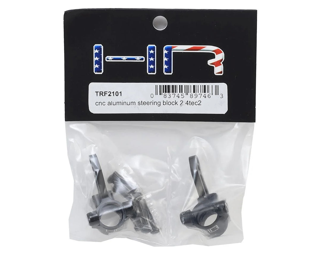 Hot Racing Aluminum Steering Block for Traxxas 4-Tec 2.0 (Black) (2)