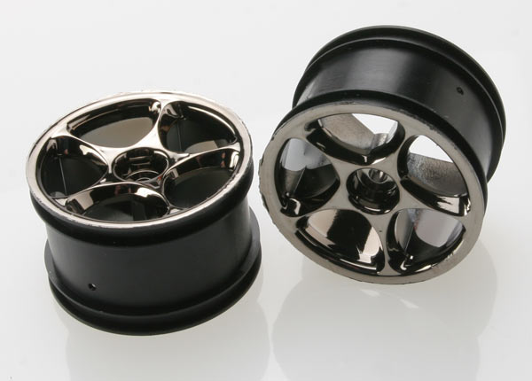 WHEELS, BLK CHRM 2.2 TRACER Rear Traxxas #2472A
