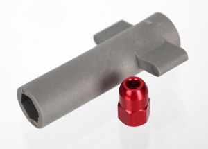 NUT ANTENNA CRIMP NUT RED Traxxas 5526R