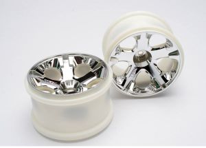 TRAXXAS All-Star 2.8" Chrome Wheels (2) 5576