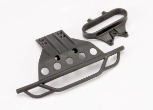 TRAXXAS Front Bumper / Bumper Mount, Black: Slash 5835