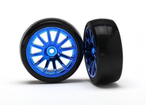 T&W 12-SPK BLUE CHRM/SLICK TRE Traxxas 7573R