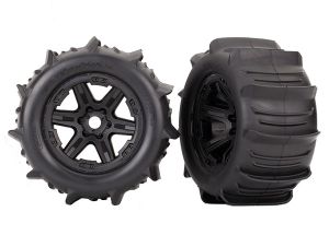 Tires & wheels, assembled, glued Traxxas 8674