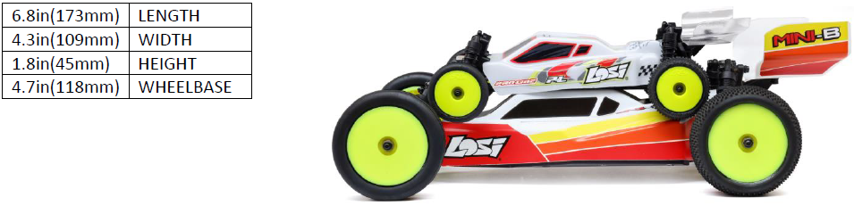 Micro-B 2WD Buggy, RTR Losi LOS00007