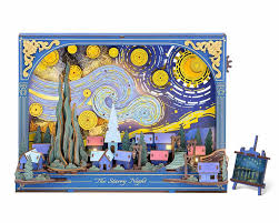 Robotime The Starry Night Wall