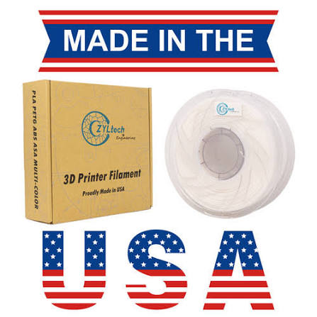 PLA Filament Milky White ZYLtech Engineering FMT-PLA-MLKYWH