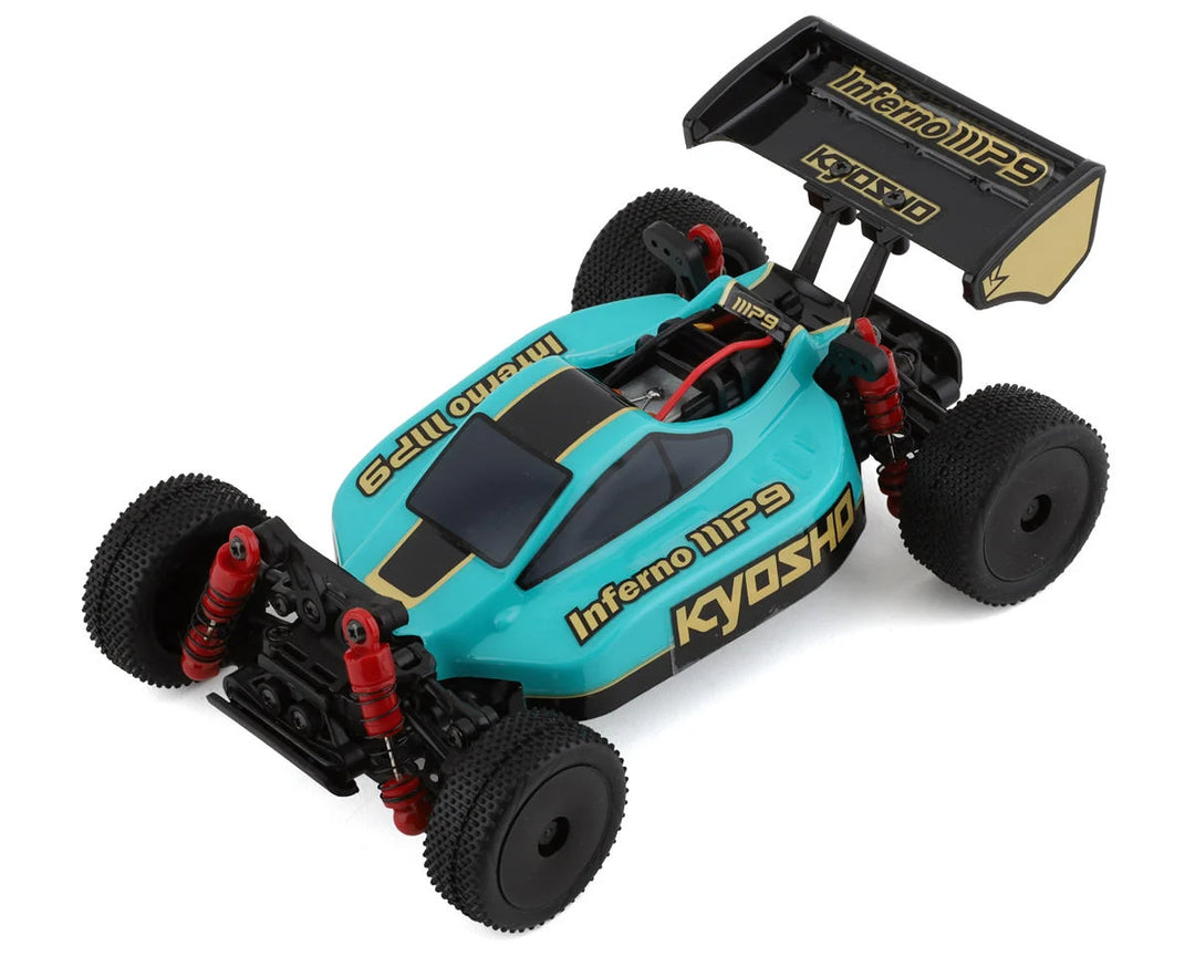 Kyosho MB-010 Mini-Z Inferno MP9 4WD Micro Buggy Readyset (Green/Black) w/2.4GHz Radio
