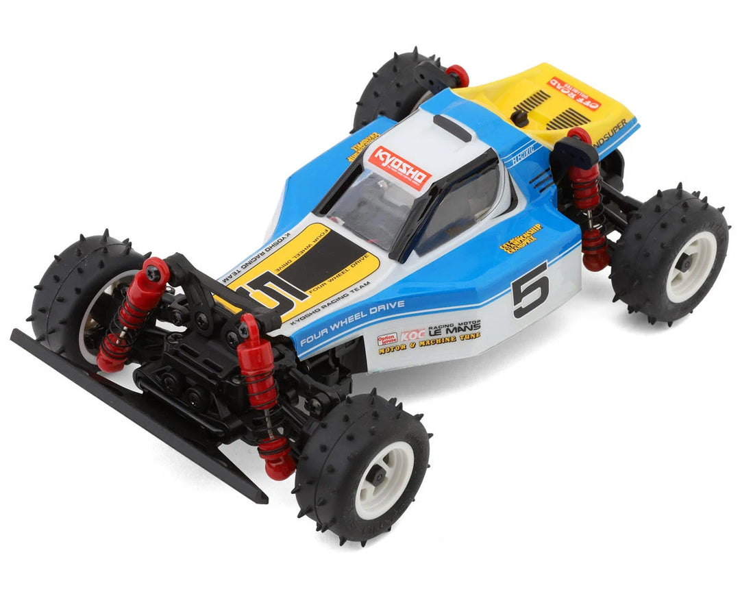 Kyosho MB-010S Mini-Z Optima 4WD Buggy Readyset (Blue/White) w/2.4GHz Radio
