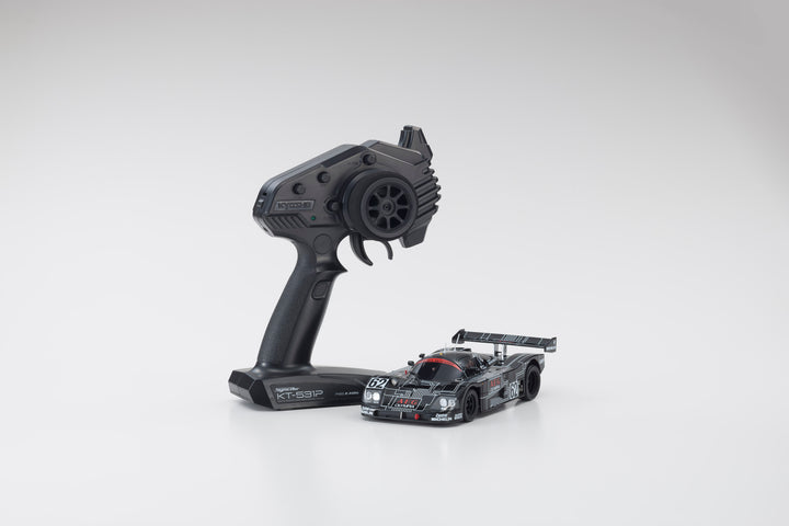 Kyosho MR-03 RWD Mini-Z ReadySet w/Sauber Mercedes Group C Rennsportwagen C9 Body (Black) w/KT-531P 2.4GHz Radio