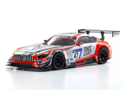 Kyosho MR-04 RWD Mini-Z Readyset w/2018 Nurbuergring Mercedes-AMG GT3 Body (Red/Grey) w/KT-531P 2.4GHz Radio
