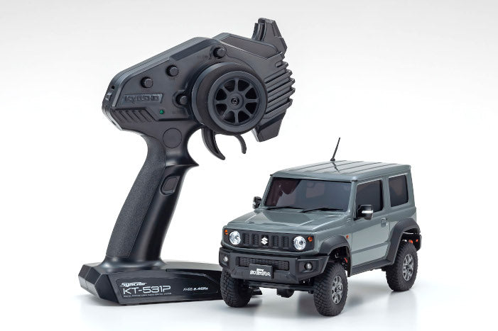 Kyosho Mini Z 4x4 Suzuki Jimny Sierra Medium Gray Ready Set KYO32523G
