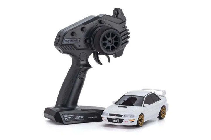 Kyosho MA-020 AWD Mini-Z ReadySet w/Subaru Impreza WRX STI 22B Body (White) w/KT-531P 2.4GHz Radio