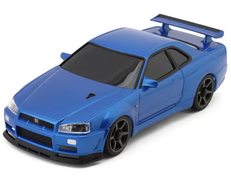 Kyosho MA-020 AWD Mini-Z ReadySet w/Nissan Skyline GT-R R34 V. Spec II Nur Body (Metallic Blue) KYO32658MB
