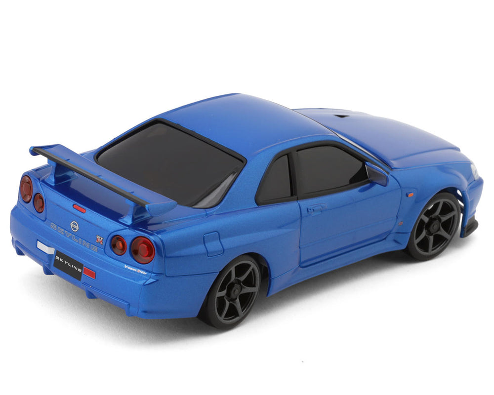 Kyosho MA-020 AWD Mini-Z ReadySet w/Nissan Skyline GT-R R34 V. Spec II Nur Body (Metallic Blue) KYO32658MB
