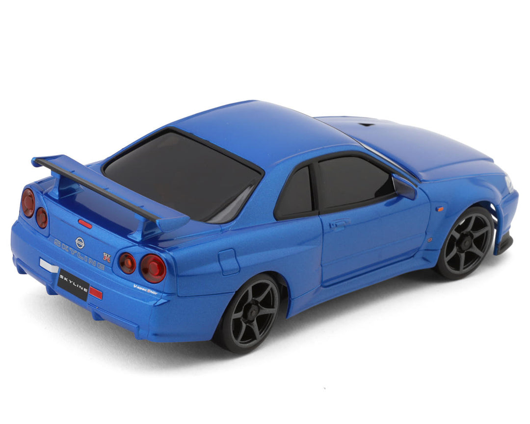 Kyosho MA-020 AWD Mini-Z ReadySet w/Nissan Skyline GT-R R34 V. Spec II Nur Body (Metallic Blue) KYO32658MB