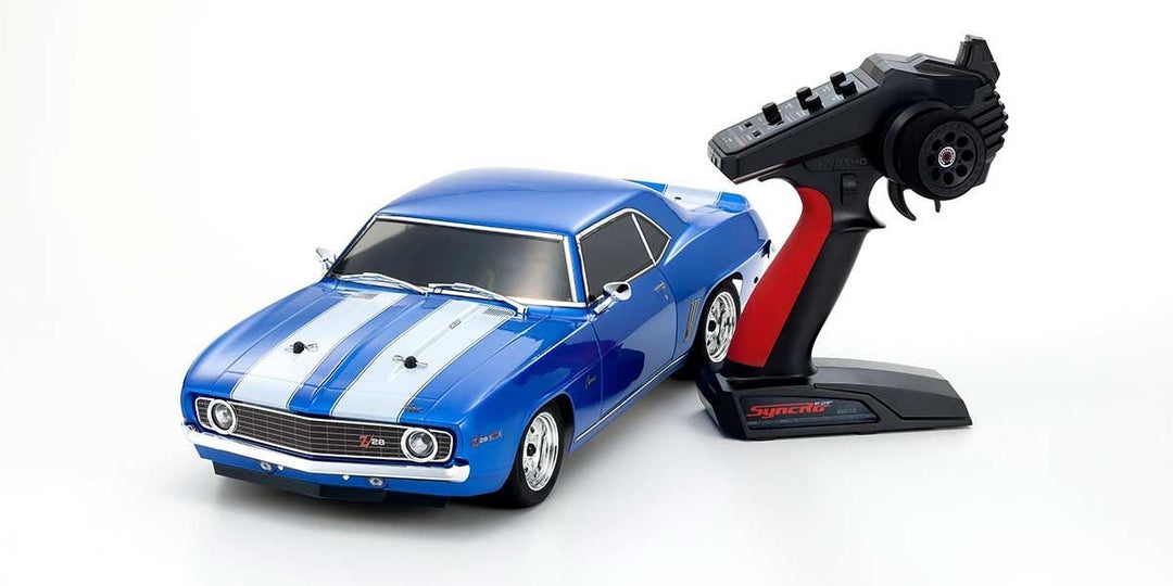 Kyosho Fazer Mk2 FZ02 1969 Chevy Camaro Z/28 ReadySet 2S Touring Car (Le Mans Blue) w/Syncro KT-231P 2.4GHz Radio
