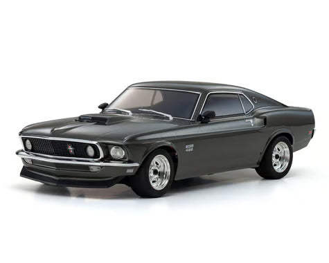 Kyosho Fazer Mk2 1969 Ford Mustang Boss 429 Electric 4WD 1/10 RTR Touring Car (Black Jade) KYO34437T1
