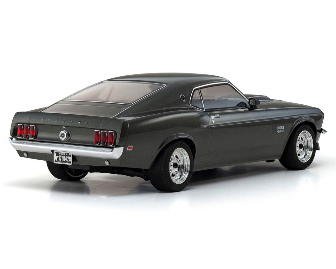 Kyosho Fazer Mk2 1969 Ford Mustang Boss 429 Electric 4WD 1/10 RTR Touring Car (Black Jade) KYO34437T1