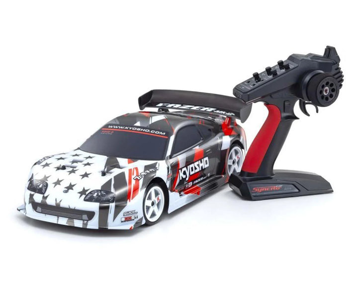 Kyosho Fazer Mk2 FZ02-D Toyota Supra A80 4WD 1/10 RTR Touring Car w/Syncro KT-231P+ 2.4GHz Radio (White)