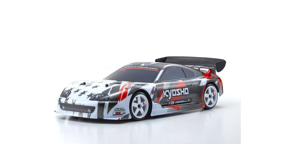 Kyosho Fazer Mk2 FZ02-D Toyota Supra A80 4WD 1/10 RTR Touring Car w/Syncro KT-231P+ 2.4GHz Radio (White)
