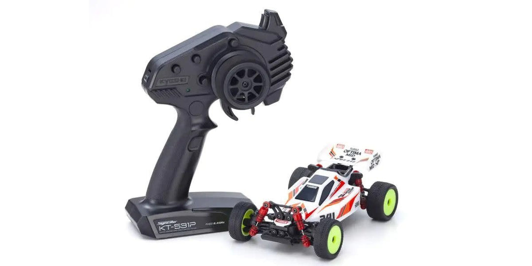 KYO32095W Kyosho MINI-Z Buggy Readyset TURBO OPTIMA Mid Special White 32095W (Kyosho)
