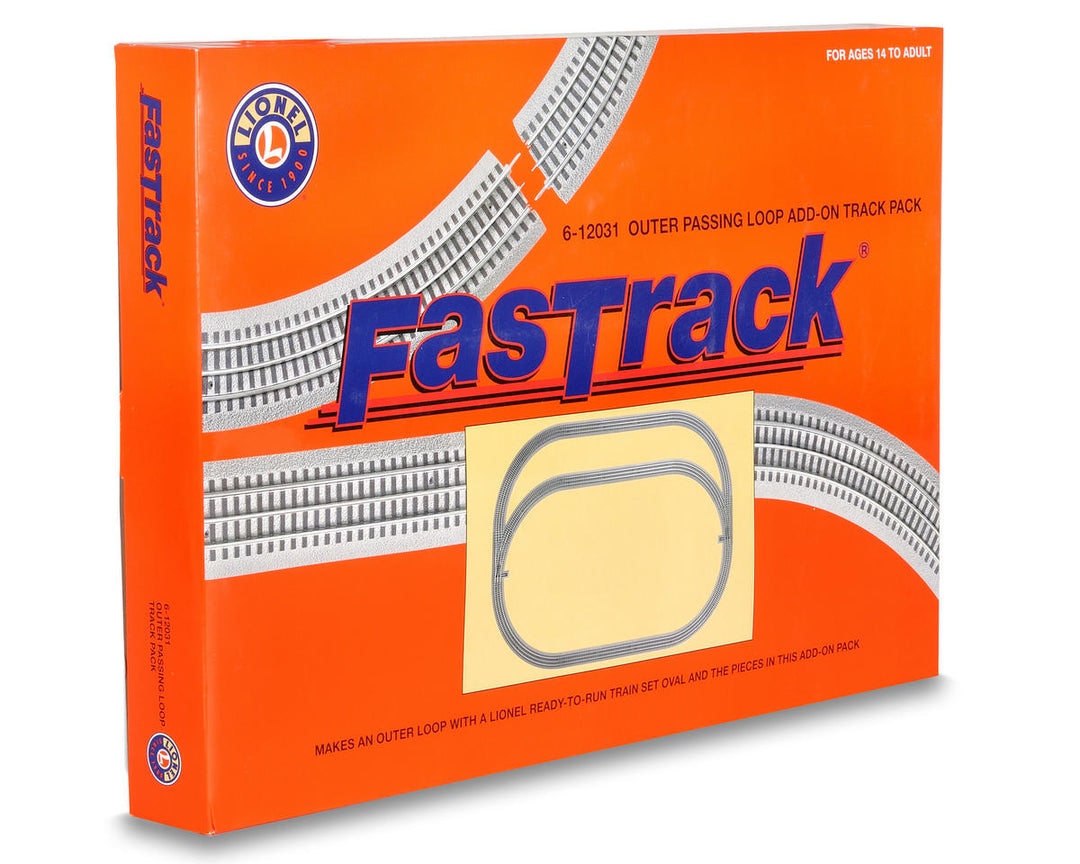 Lionel O-36 FasTrack Outer Passing Loop Track Pack LNL12031