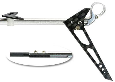 Alum XL Tail Boom with Horizont Microheli MH-MCPX 026H