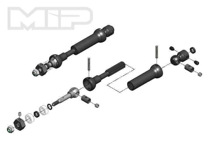 MIP18140 MIP Traxxas X-Duty Rear CVD Drive Kit (Slash, Stampede, Rustler, Rally)