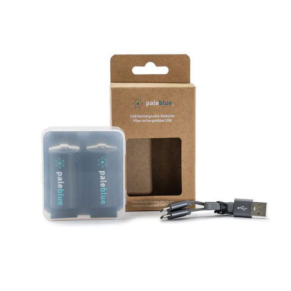 Pale Blue Lithium Ion Rechargeable C Batteries 2pk PBLPBCC