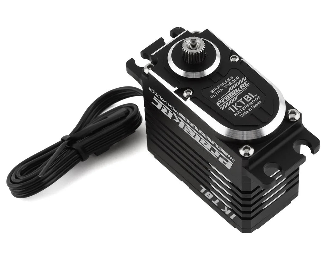 ProTek RC 1KTBL Black Label Ultra High Torque Brushless Waterproof Crawler Servo (High Voltage/Metal Case) (Digital) PTK-1KTBL
