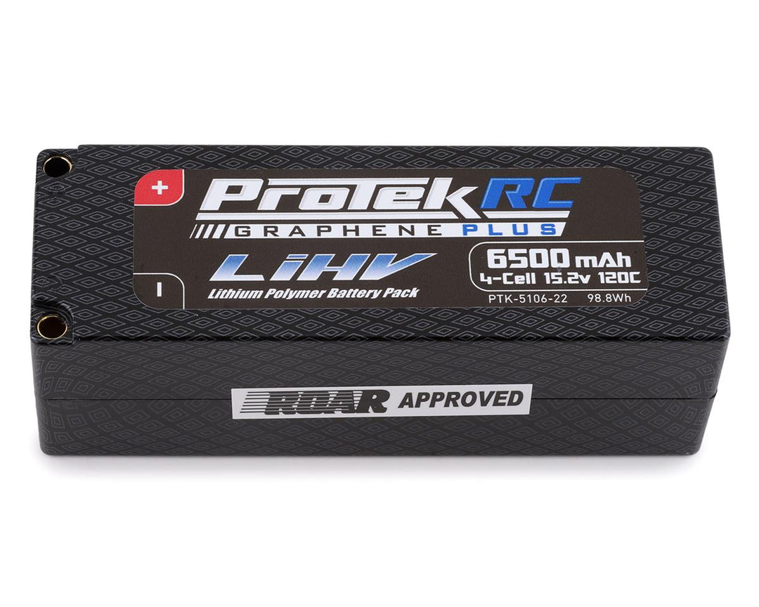 ProTek RC 4S 120C Low IR Si-Graphene + HV LiPo Battery (15.2V/6500mAh) w/5mm Connector (ROAR Approved) PTK-5106-22
