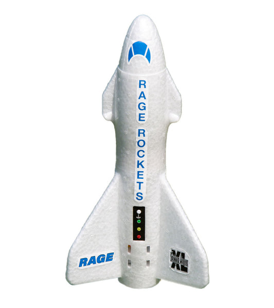 Spinner Missile XL Electric Rocket with Parachute and Leds