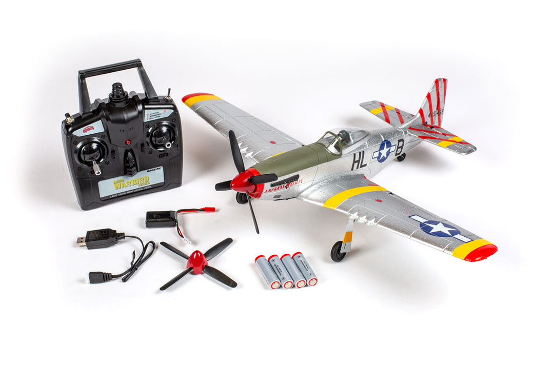 P-51D BL 500mm RTF Warbird, Rage RC, RGRA1600