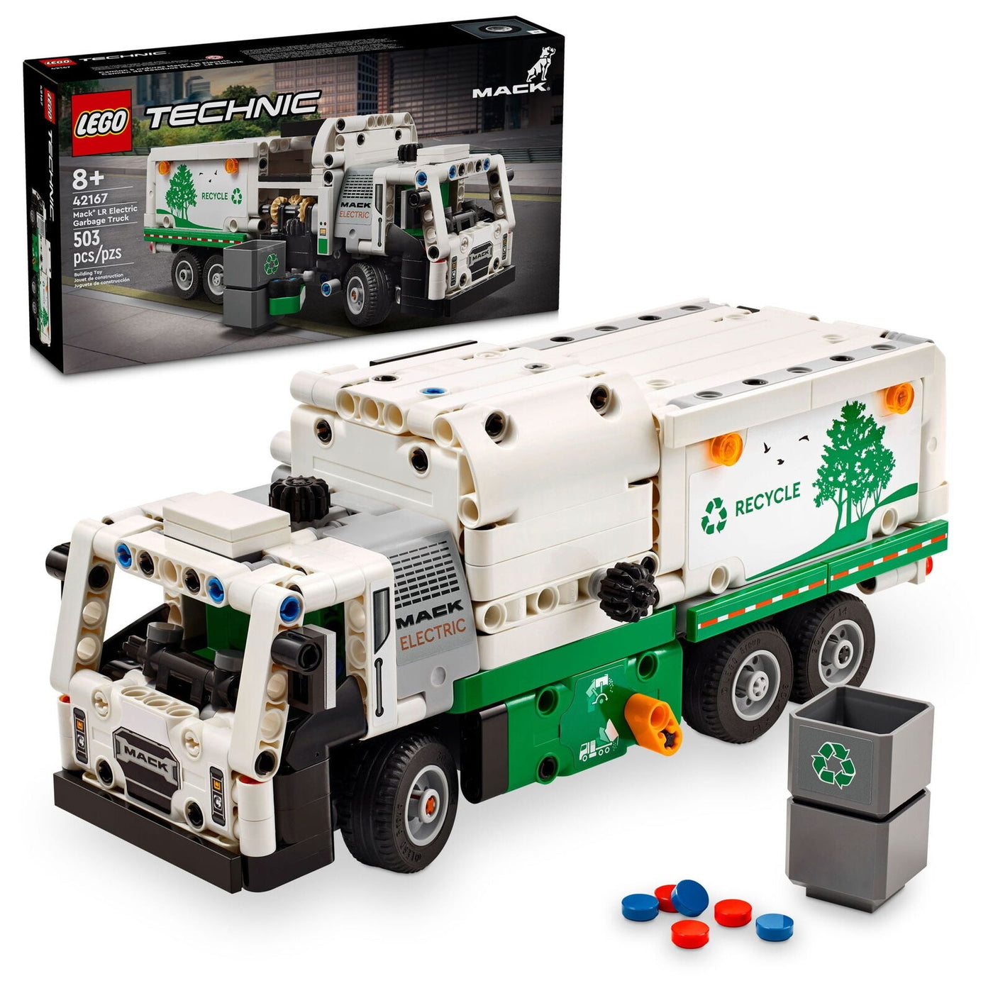 Mack® LR Electric Garbage Truck LEGO 42167