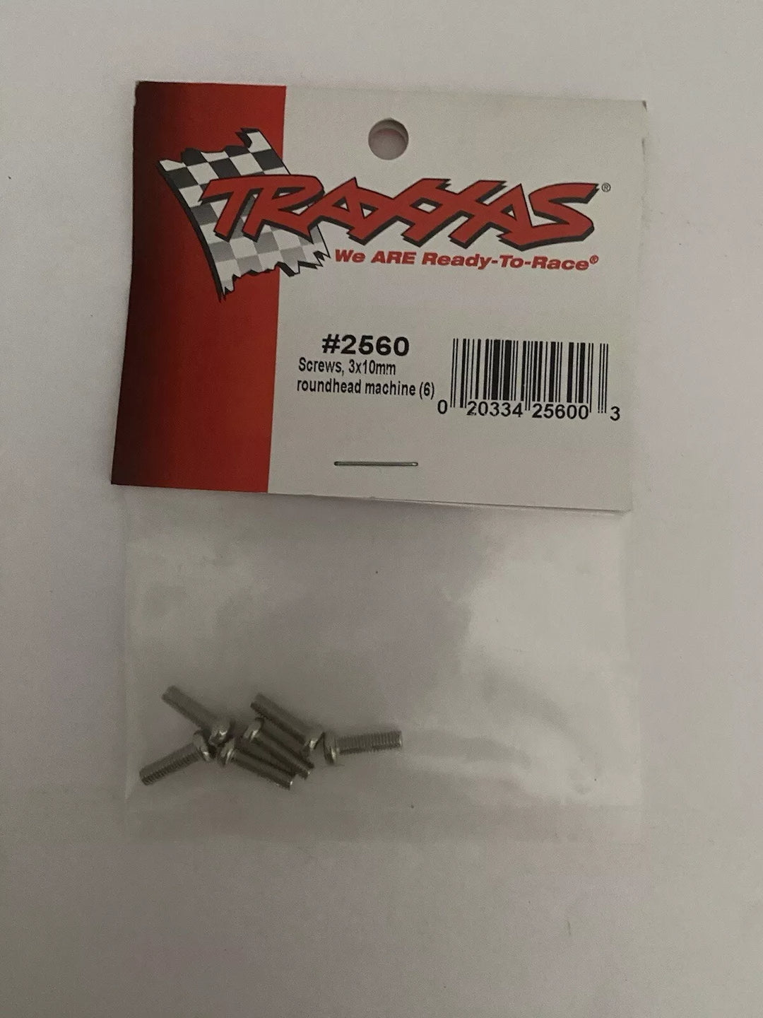 Round Head Screw 3x10mm (6) Traxxas #2560
