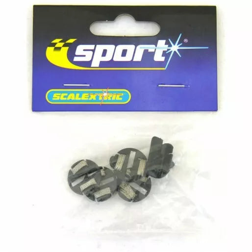 SCALEXTRIC C8329 4-ROUND PICK UP GUIDE W/ BRAID - 1/32 SLOT CAR PARTS