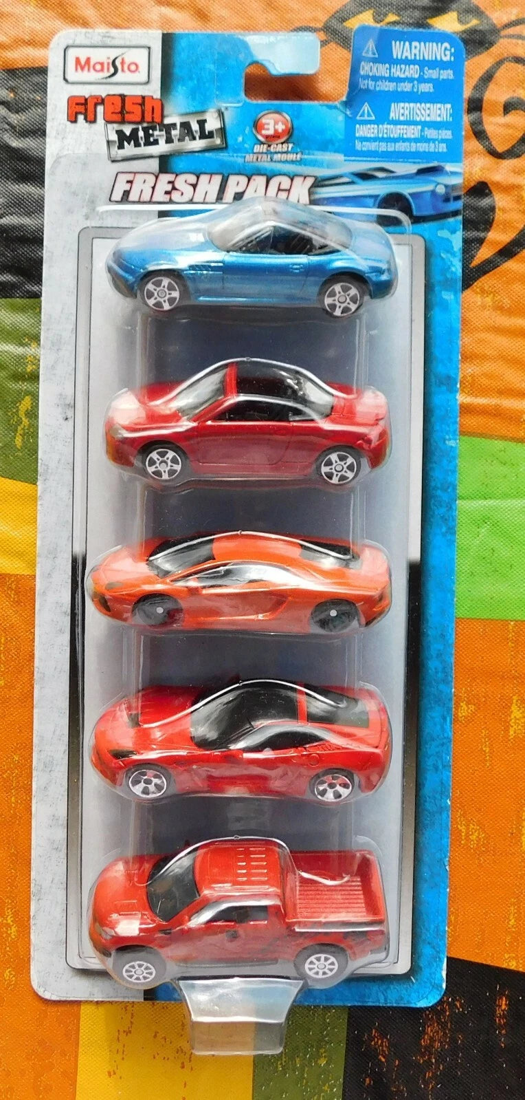 Fresh Metal 100 5 Piece Asmt. One random car selected. MAIS15111
