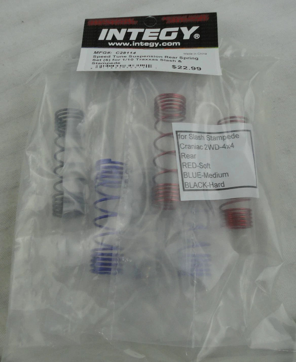 Speed Tune Suspension Rear Spring Set (6) for Traxxas 1/10 Slash &amp; Stampede INTC28114
