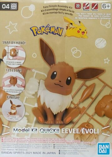 Bandai #04 EEVEE "Pokemon", Bandai Spirits Pokemon Model Kit Quick!! 2541925