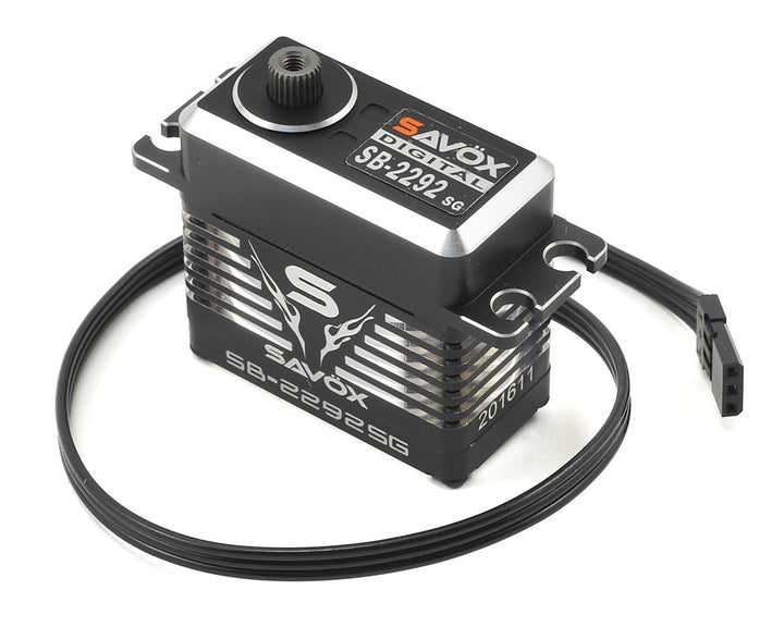 Savox SB-2292SG Black Edition Monster Torque Brushless Steel Gear Servo (High Voltage) SAVSB2292SG