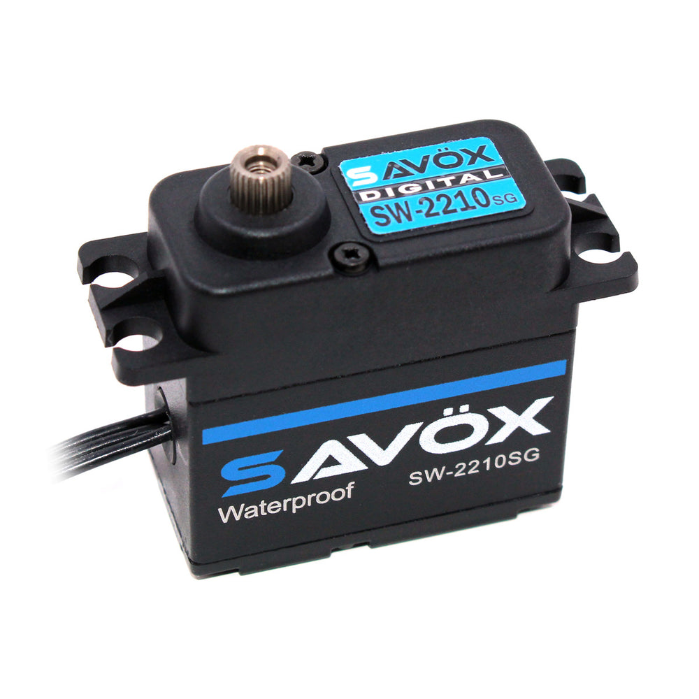 Savox Waterproof Premium, High Voltage, Brushless, Digital Servo SAVSW2210SG-BE
