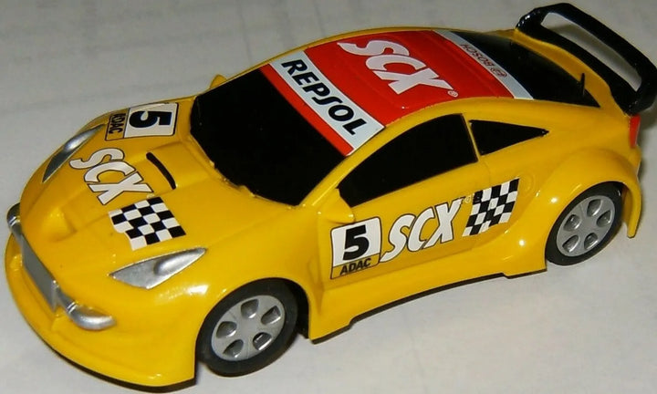 scxyellow# 5adac SCX 1/43 Yellow #5 ADAC car