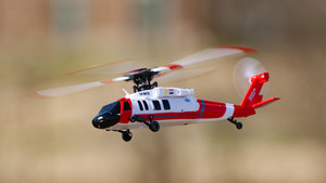 Rage R/C Hero-Copter BL, 4-Blade Brushless RTF Heli; Coast Guard RGR6151
