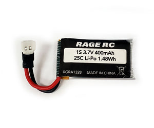 3.7V 400mAh 25C LiPo Battery Rage RGRA1328