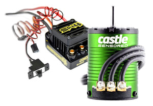 Castle Sidewinder 4 Waterproof Sensorless ESC, w/ 1406-4600kv Sensored Motor CSE010016401, CSE010-0164-01