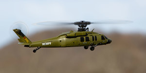 Rage R/C Hero-Copter BL, 4-Blade Brushless RTF Heli; Army RGR6150