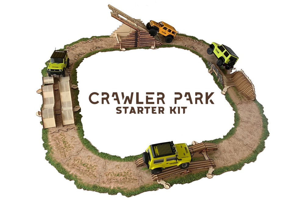 ToysWD STARTER KIT CIRCUIT RC CRAWLER PARK 1/24 1/18
