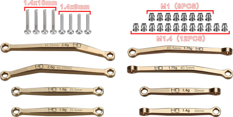 No Flex Upgrade Brass Link Set
